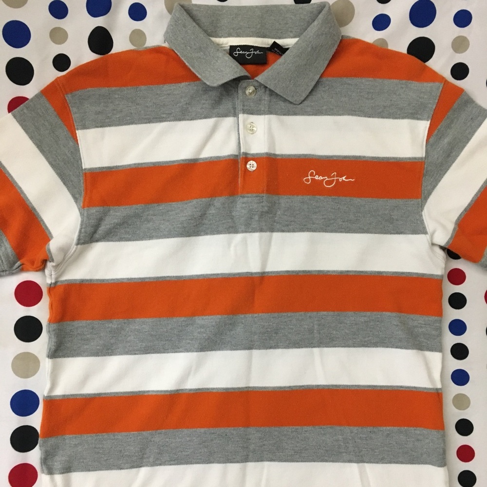 Sean John Striped Polo Shirt